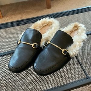 A New Day Target Faux Fur Mules